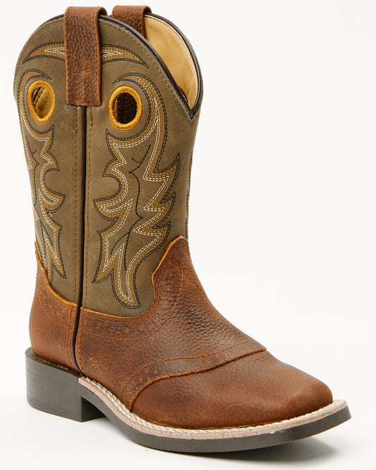 Boys' Buck Western Boots - Broad Square Toe | Cody James Boots