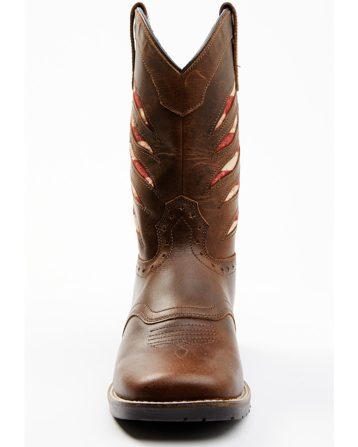 Boys' Ripped Flag Western Boots - Broad Square Toe | Cody James Boots