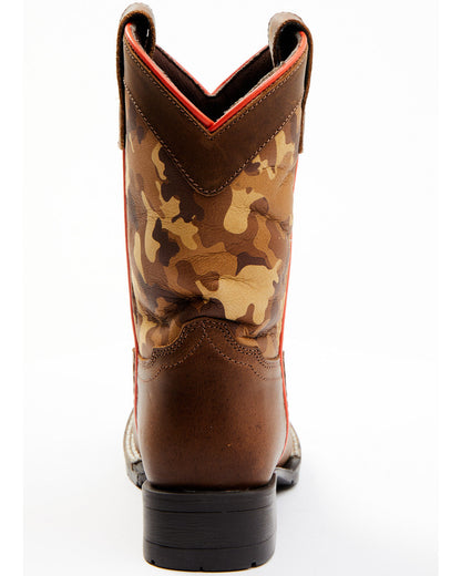 Boys' Camo Western Boots - Square Toe | Cody James Boots|Boys|Sale