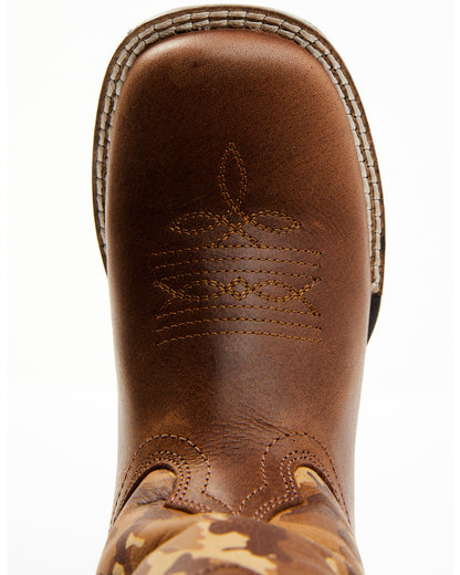 Boys' Camo Western Boots - Square Toe | Cody James Boots|Boys|Sale