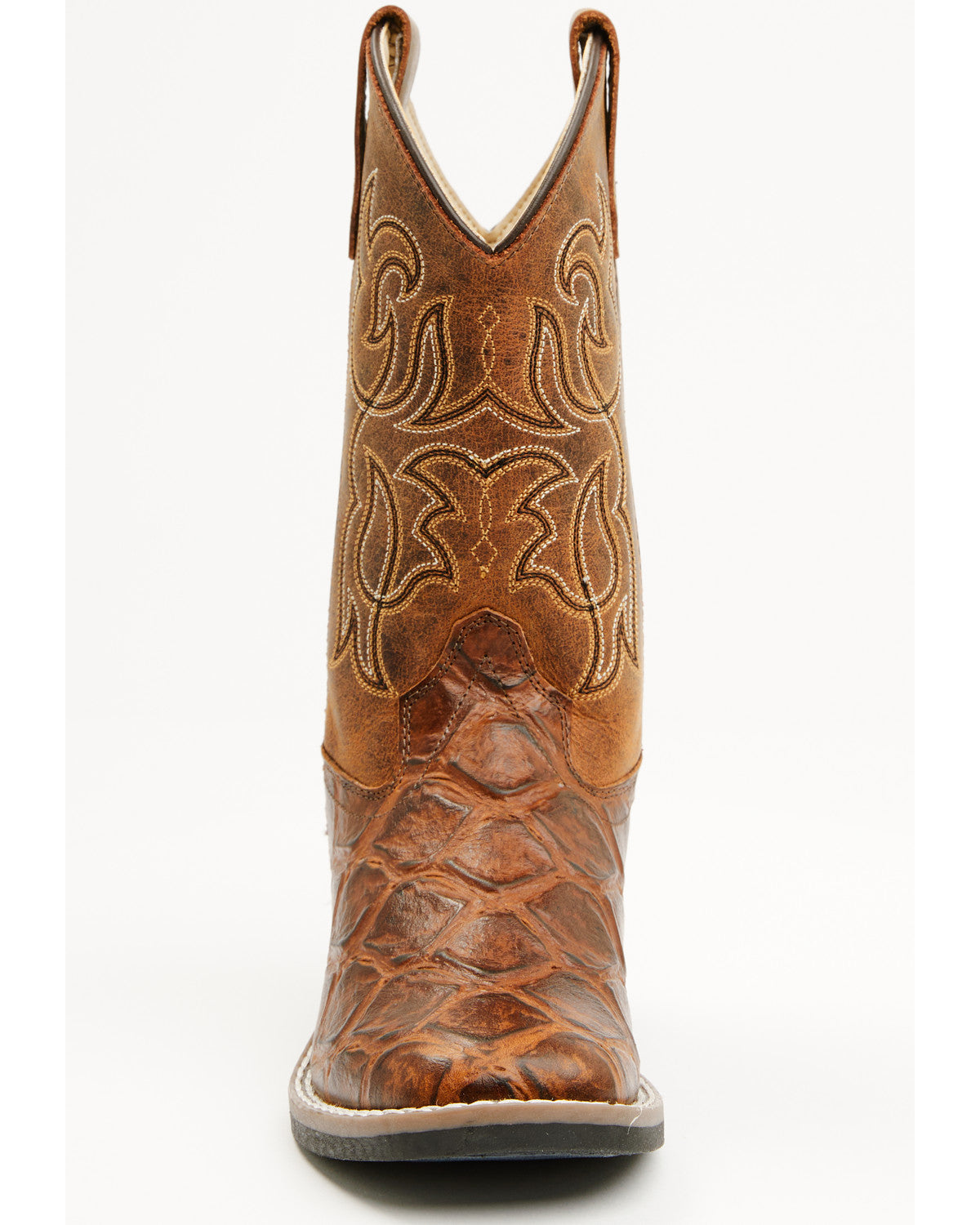 Boys' Duke Pirarucu Print Western Boots - Broad Square Toe | Cody James Boots