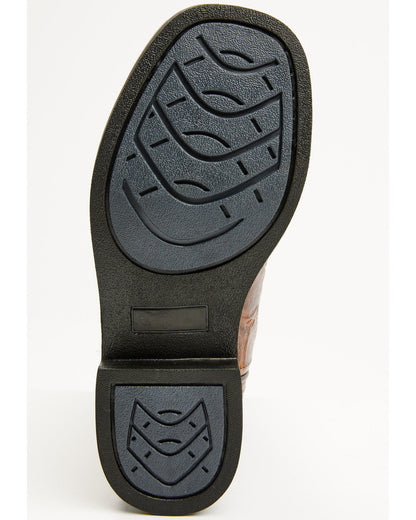Boys' Duke Pirarucu Print Western Boots - Broad Square Toe | Cody James Boots
