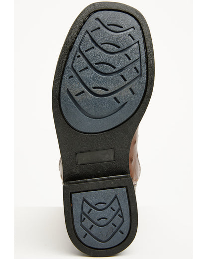 Boys' Dean Ostrich Print Western Boots - Broad Square Toe | Cody James Boots|Boys|Sale
