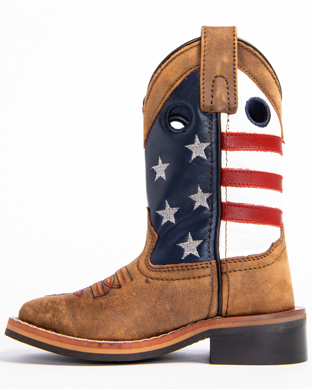 Boys' USA Flag Western Boots - Broad Square Toe | Cody James Boots