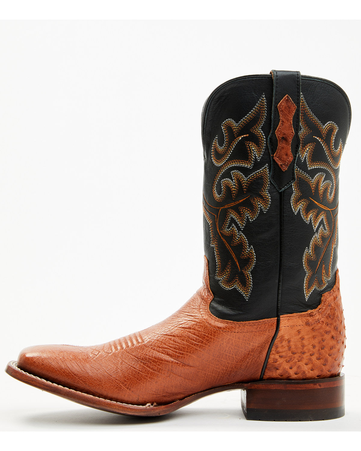 Men's Exotic Ostrich Western Boots - Broad Square Toe | Cody James Boots