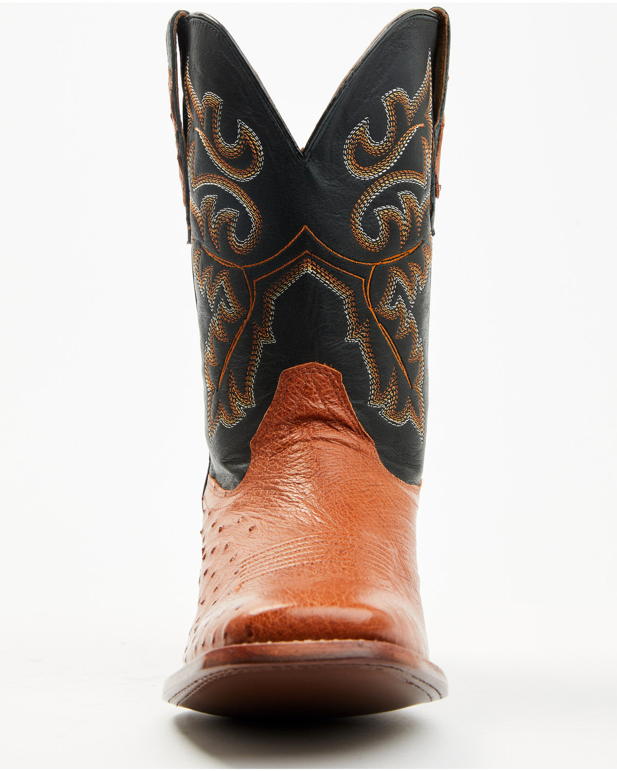 Men's Exotic Ostrich Western Boots - Broad Square Toe | Cody James Boots