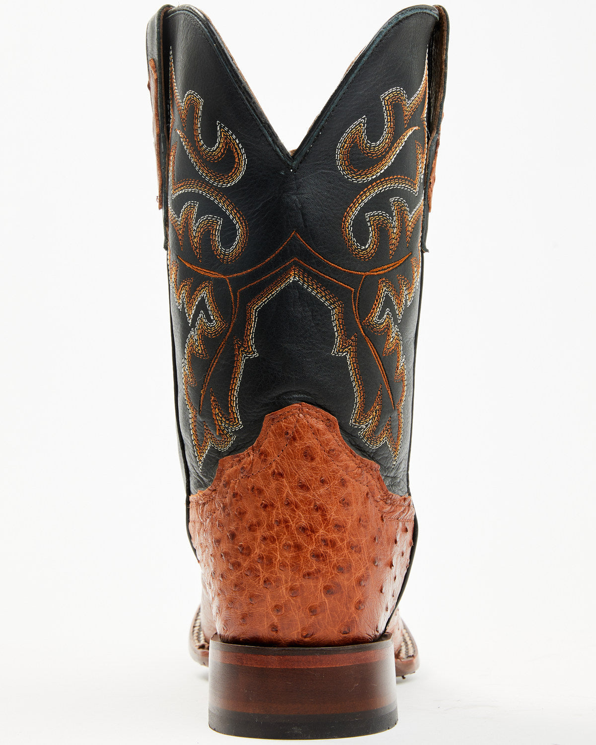 Men's Exotic Ostrich Western Boots - Broad Square Toe | Cody James Boots