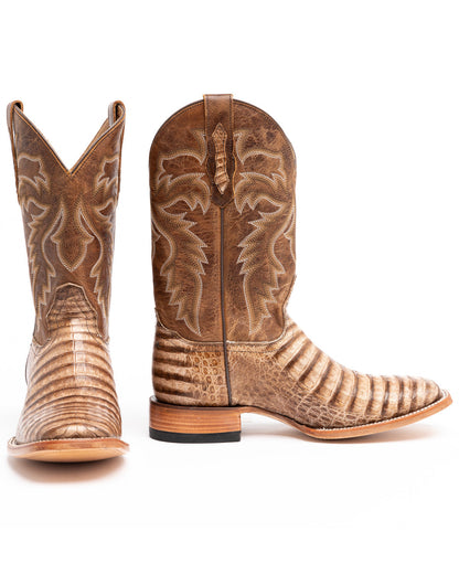 Men's Caiman Belly Western Boots - Broad Square Toe | Cody James Boots