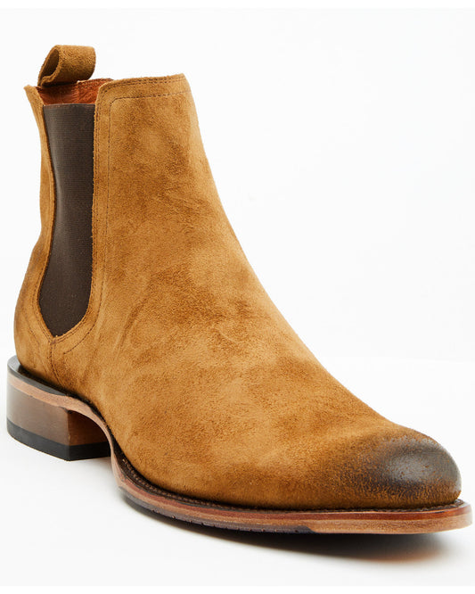 Black 1978® Men's Franklin Chelsea Ankle Boots - Round Toe | Cody James Boots