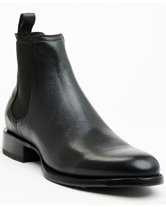 Black 1978® Men's Franklin Chelsea Ankle Boots - Round Toe | Cody James Boots