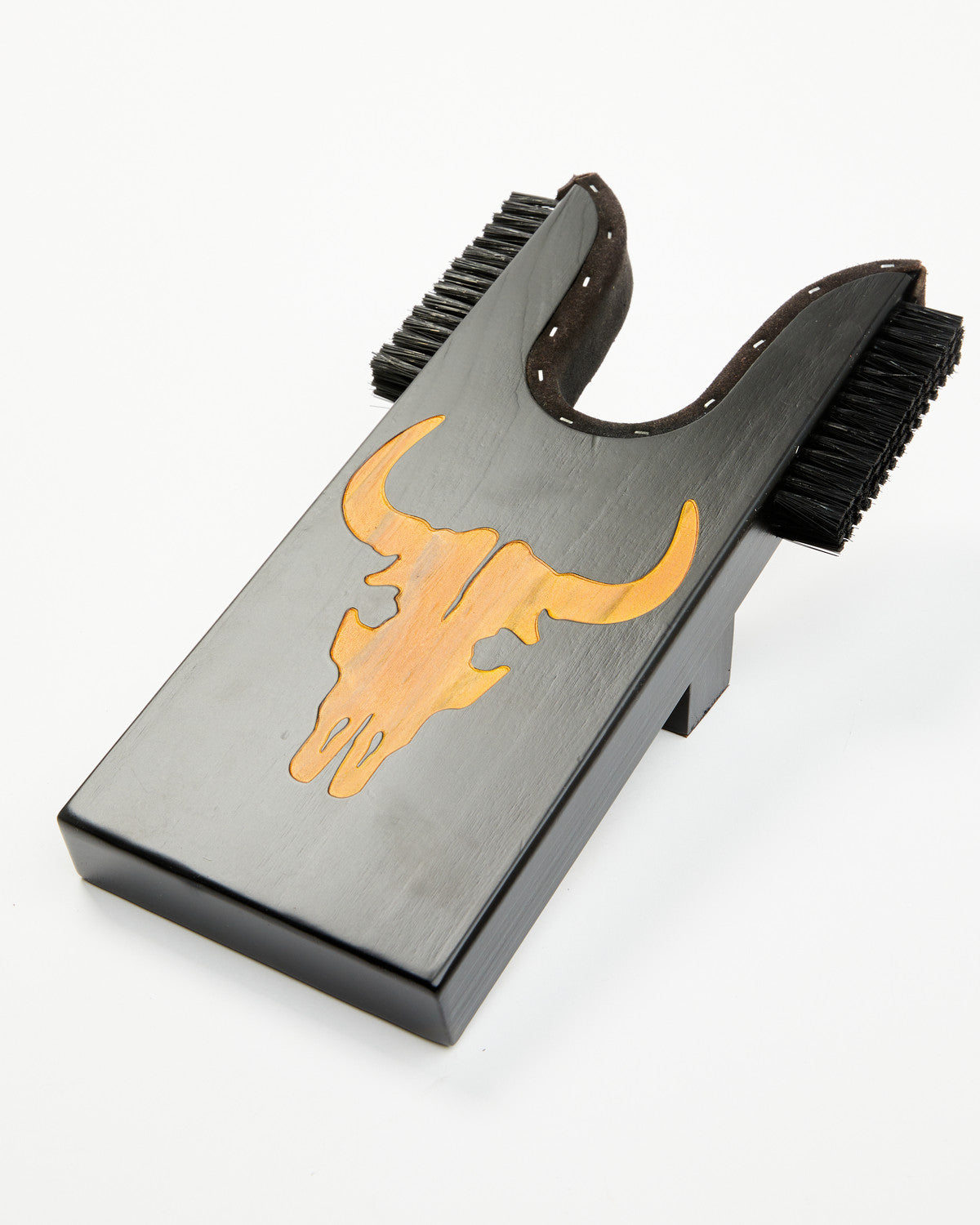 Boot Barn Long Horn Wood Boot Jack with Scrubber | Cody James Boots