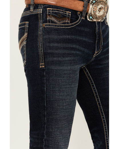 Men's Night Ranger Wash Wyatt Slim Bootcut Stretch Denim Je | Cody James Clothing