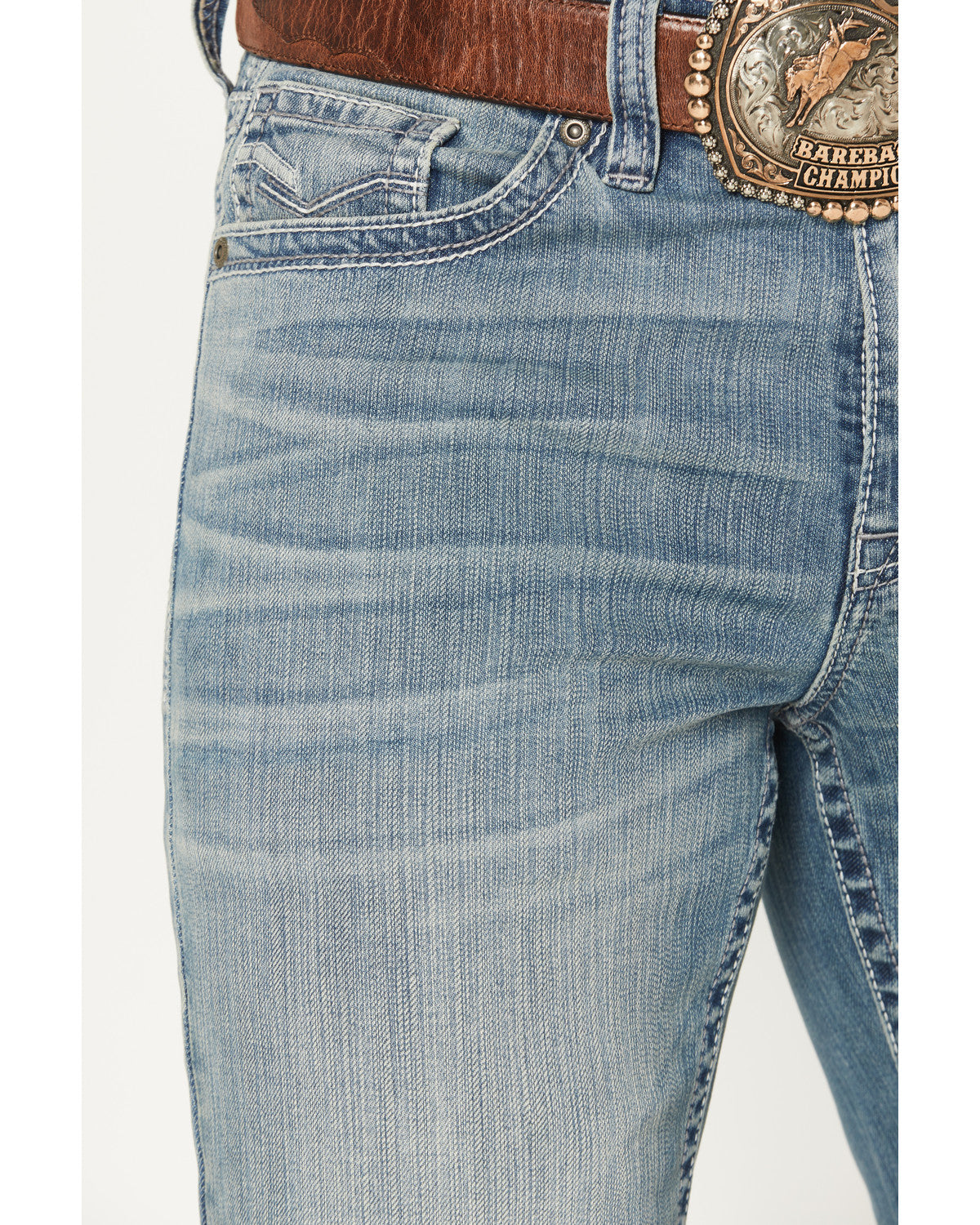 Men's Rattler Wash Wyatt Slim Bootcut Stretch Denim Jeans | Cody James Clothing