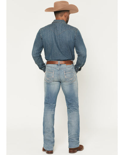 Men's Rattler Wash Wyatt Slim Bootcut Stretch Denim Jeans | Cody James Clothing