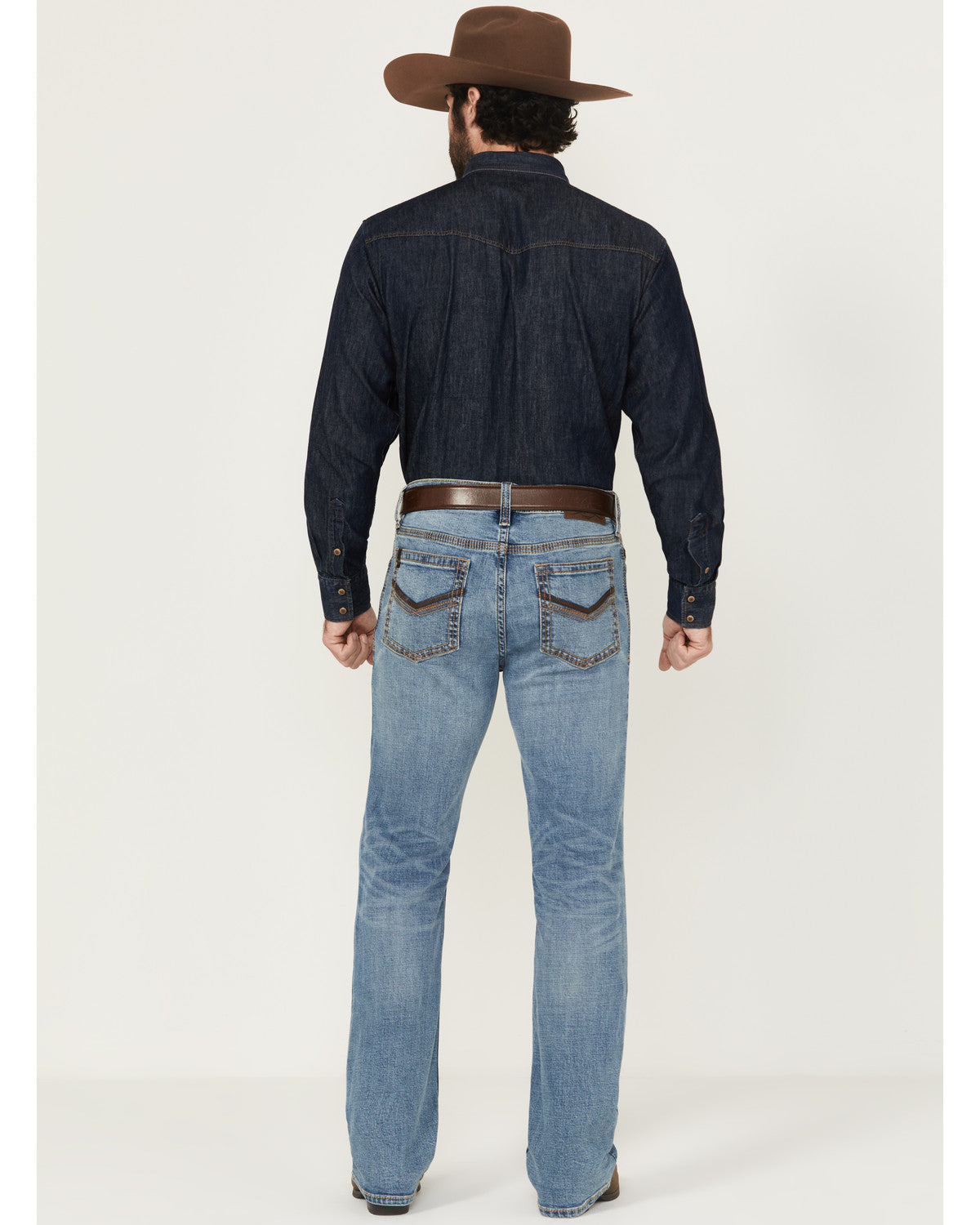 Men's Highland Wash Wyatt Slim Bootcut Stretch Denim Jeans | Cody James Clothing