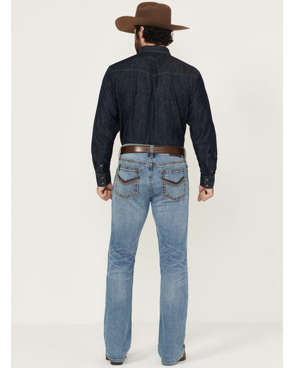 Men's Highland Wash Wyatt Slim Bootcut Stretch Denim Jeans | Cody James Clothing