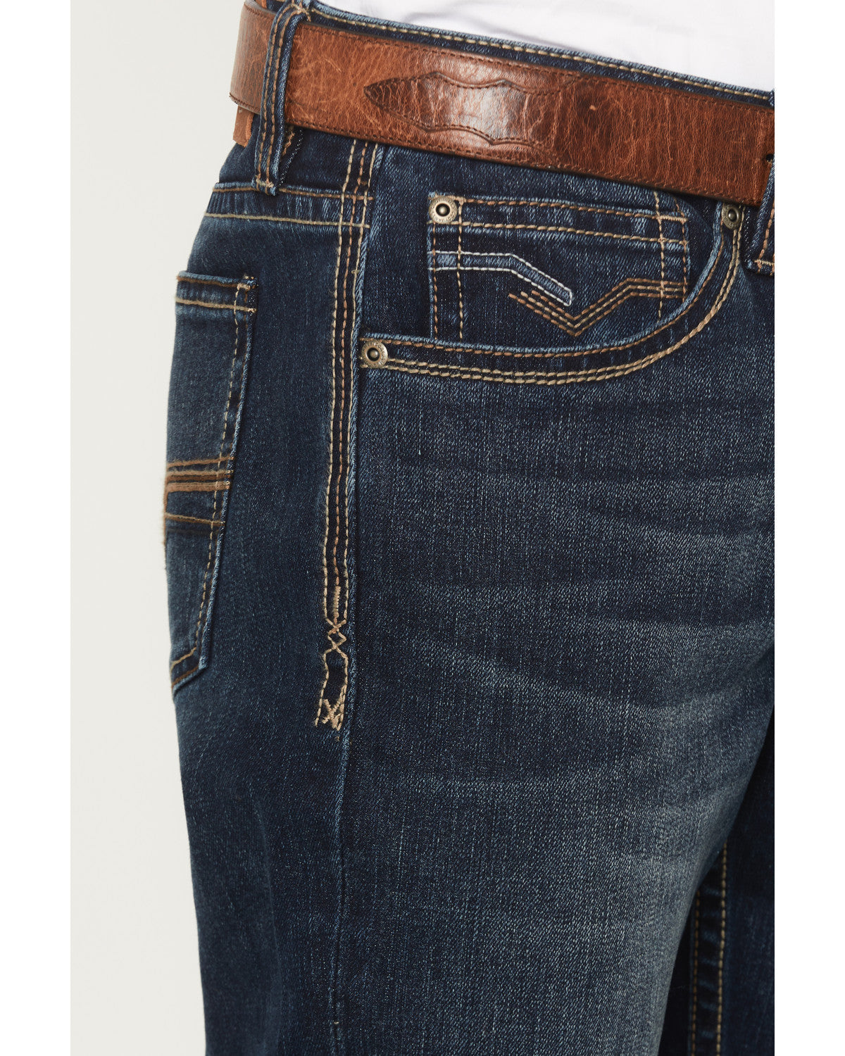 Men's Brock Wash Wyatt Slim Bootcut Stretch Denim Jeans | Cody James Clothing