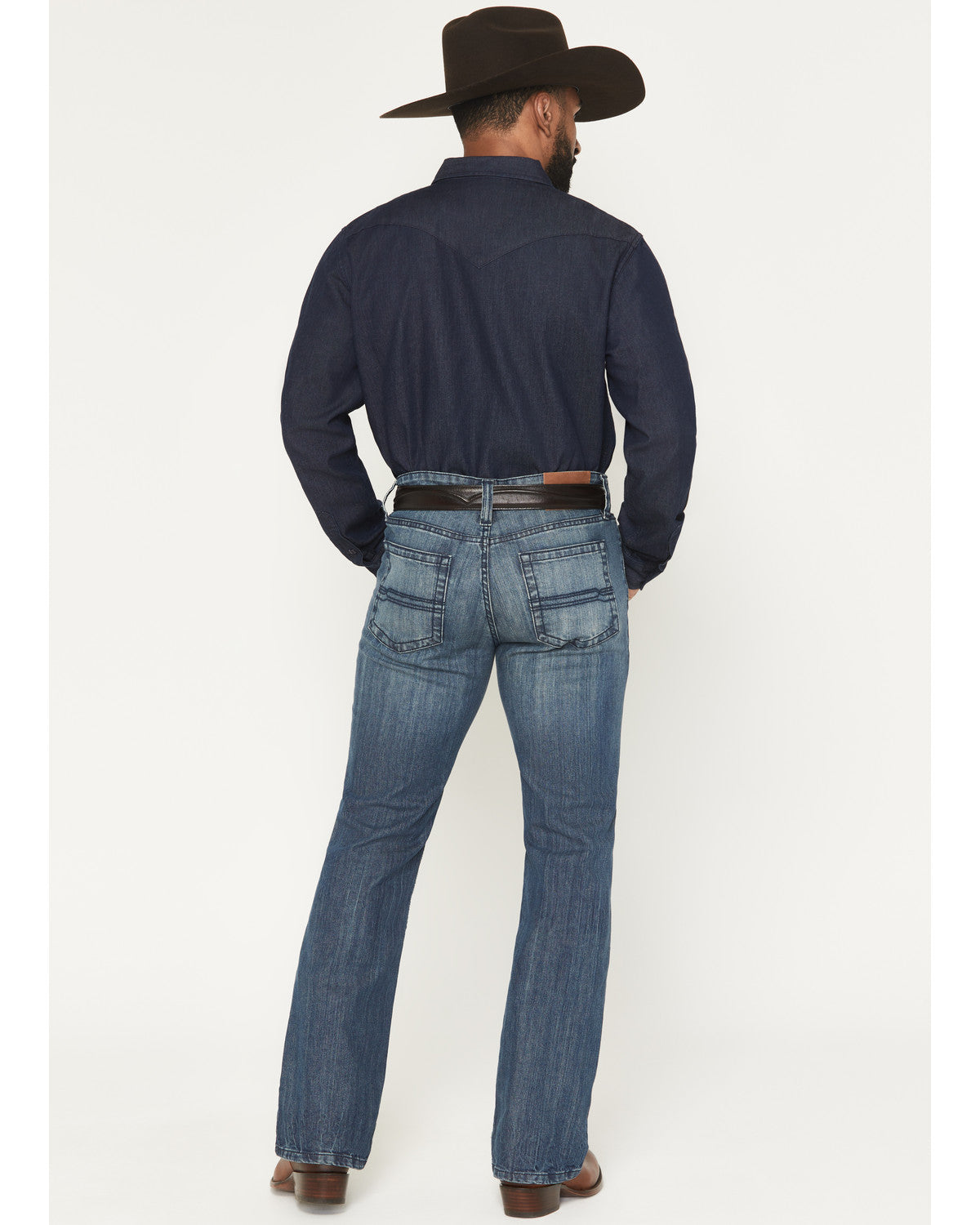 Men's Texas Wash Wyatt Slim Bootcut Stretch Denim Jeans | Cody James Clothing