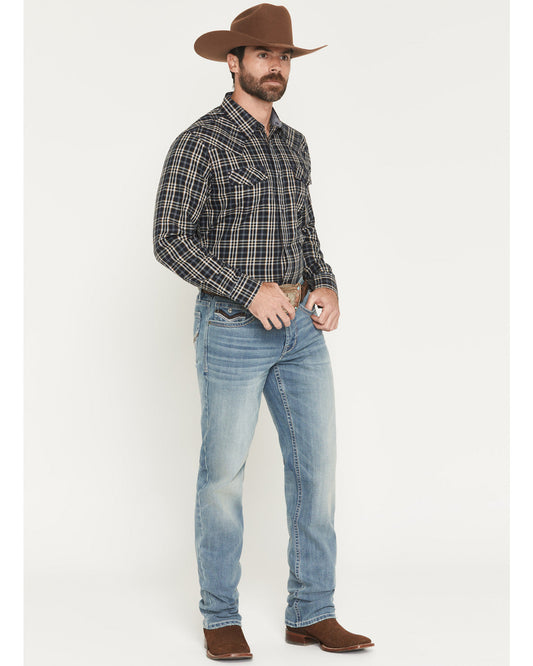 Men's Rowdy Wash Jackson Slim Straight Stretch Denim Jeans | Cody James Clothing