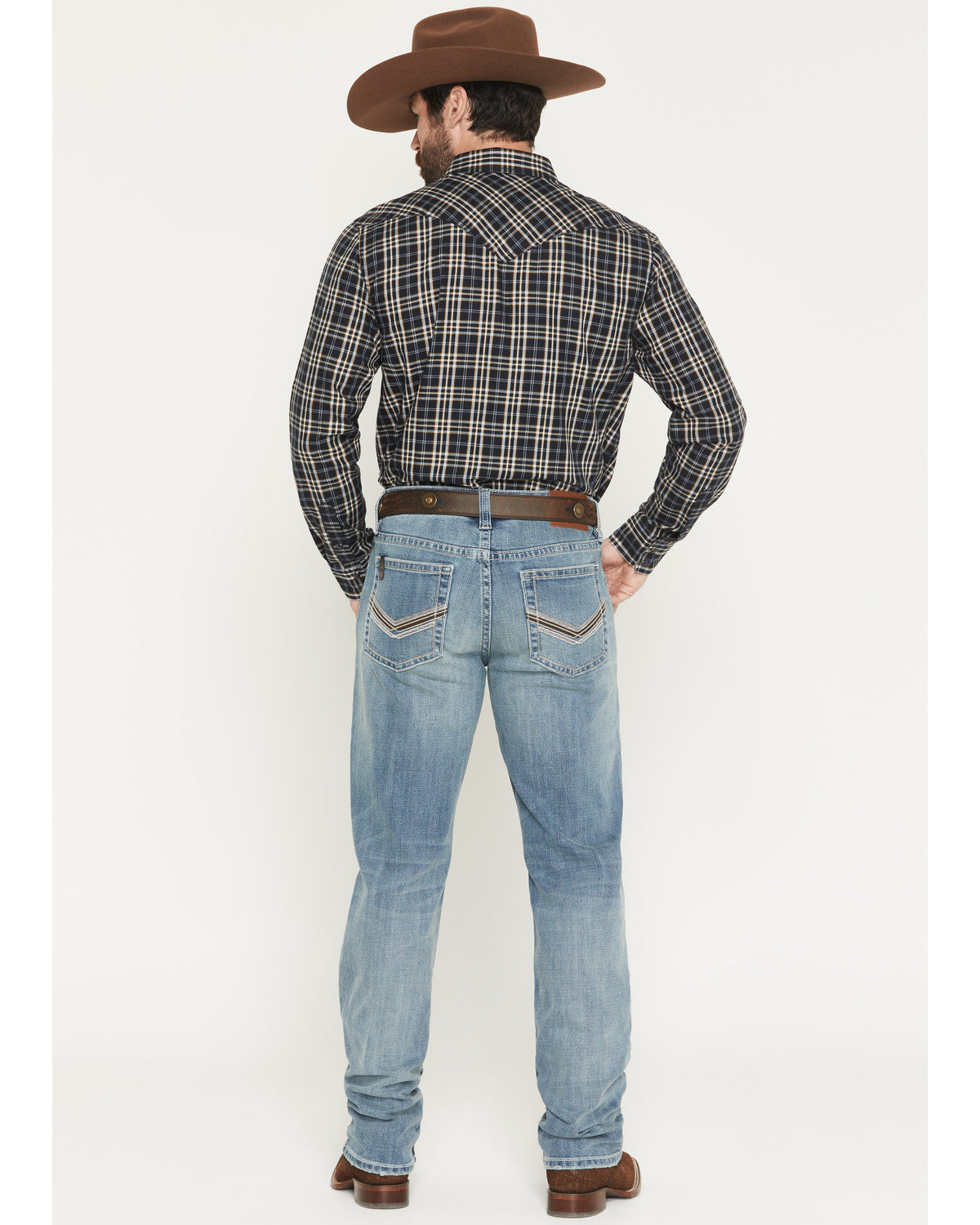 Men's Rowdy Wash Jackson Slim Straight Stretch Denim Jeans | Cody James Clothing