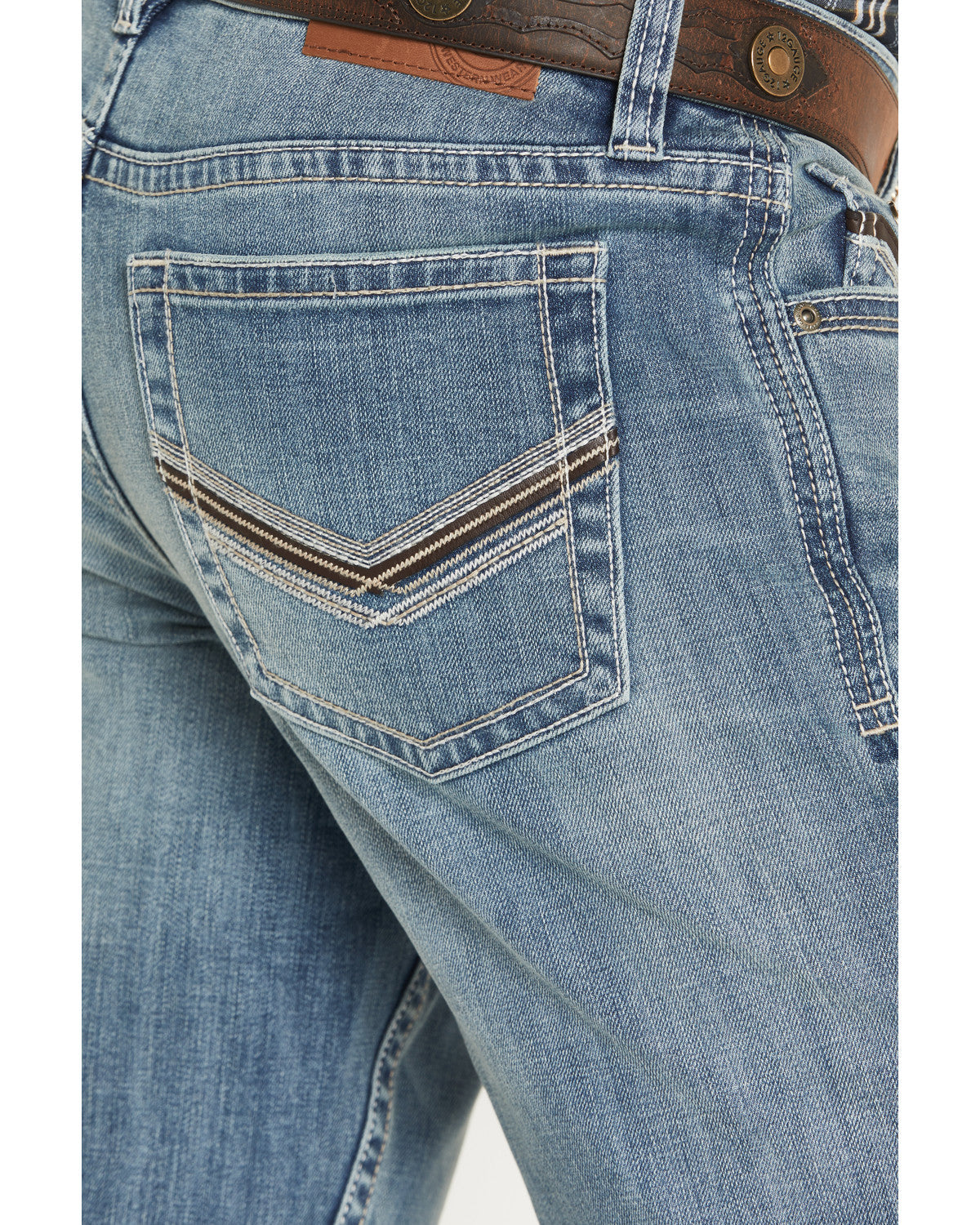 Men's Rowdy Wash Jackson Slim Straight Stretch Denim Jeans | Cody James Clothing