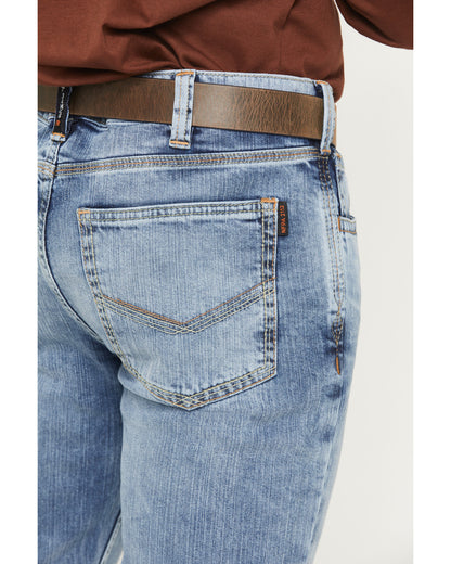 Men's FR Clover Leaf Wash Slim Straight Stretch Denim Jeans | Cody James Clothing