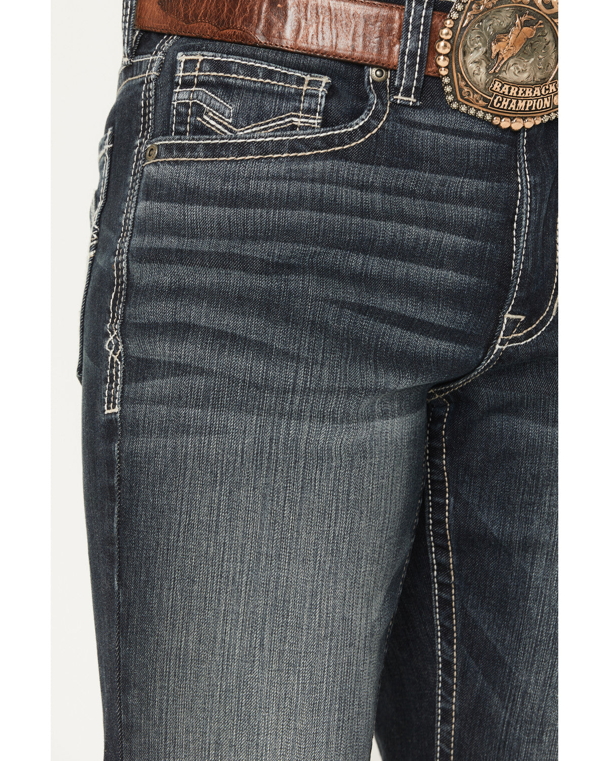 Men's Cayanne Wash Duke Relaxed Bootcut Stretch Denim Jeans | Cody James Clothing