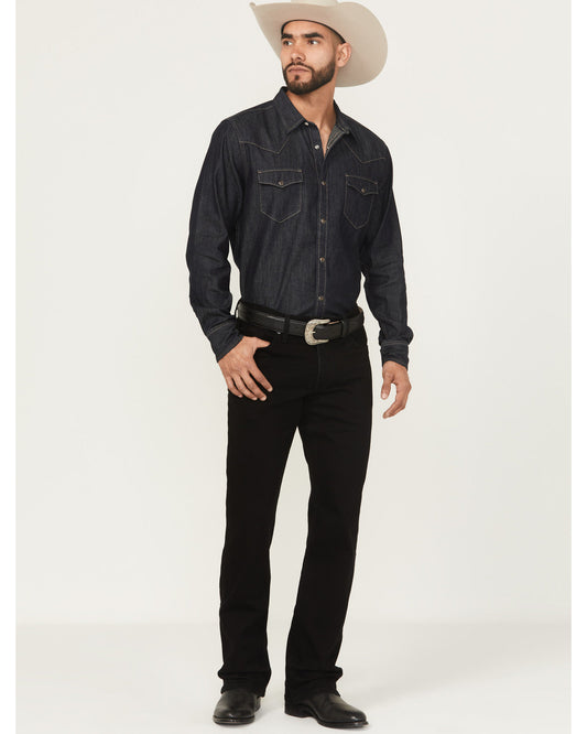 Black 1978® Men's Lawson Wash Dexter Slim Bootcut Stretch D | Cody James Clothing
