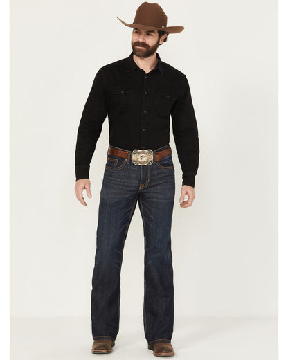 Men's Night Hawk Wash Duke Relaxed Bootcut Stretch Denim Je | Cody James Clothing