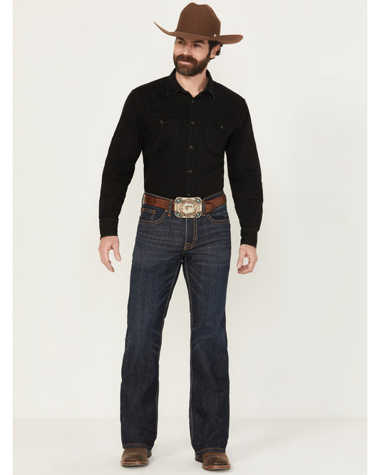 Men's Night Hawk Wash Duke Relaxed Bootcut Stretch Denim Je | Cody James Clothing