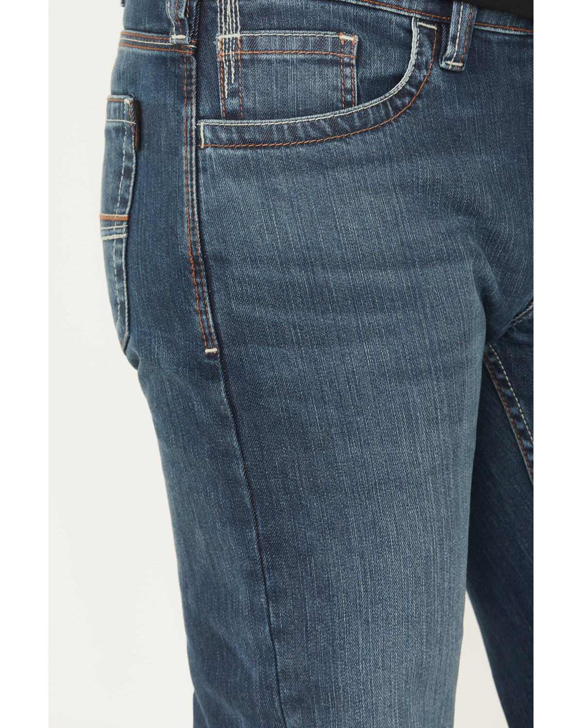 Men's FR Medium Wash Bozeman Slim Bootcut Stretch Denim Wor | Cody James Clothing