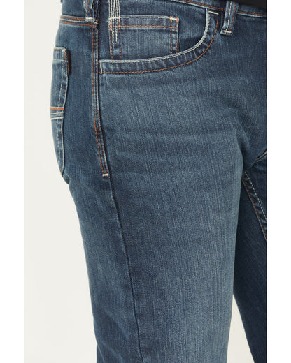Men's FR Medium Wash Bozeman Slim Bootcut Stretch Denim Wor | Cody James Clothing