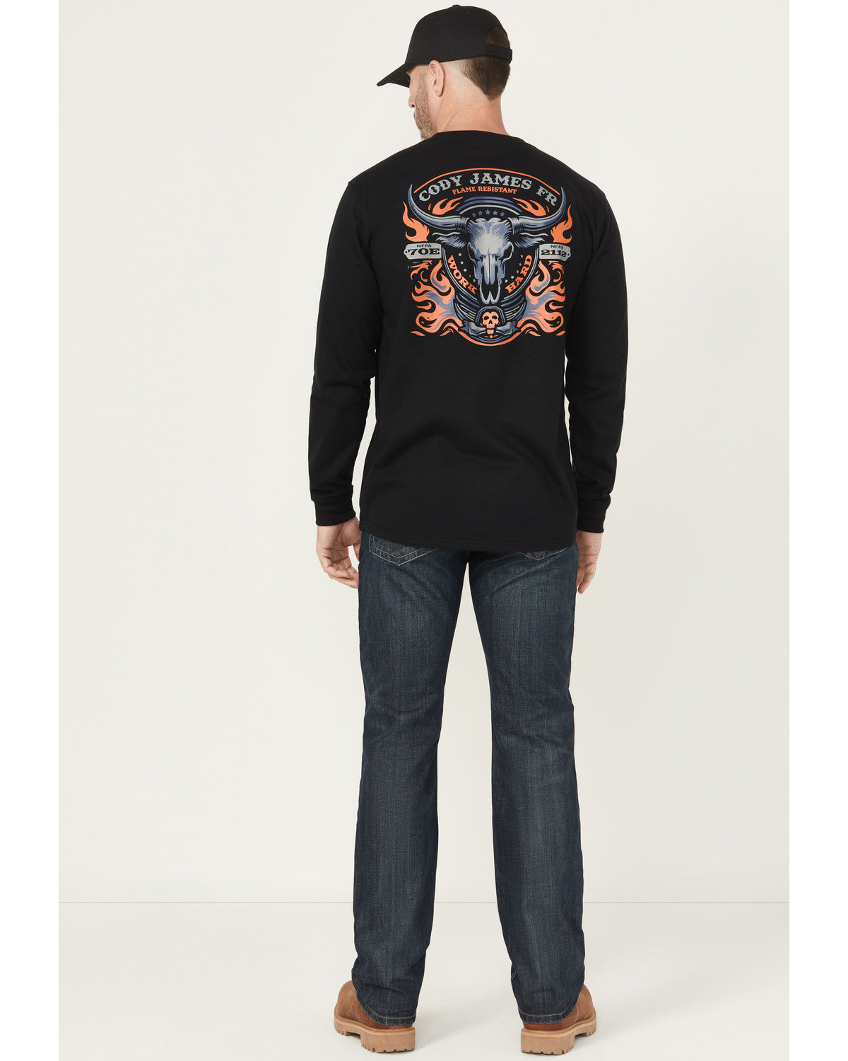 Men's FR Canter Dark Wash Straight Denim Jeans - Big | Cody James Clothing