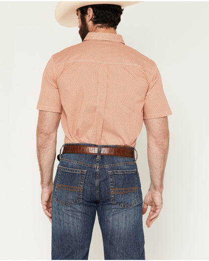 Men's Grill And Greet Medallion Print Short Sleeve Stretch | Cody James Clothing