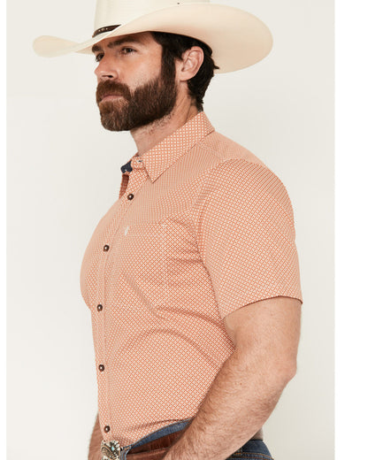 Men's Grill And Greet Medallion Print Short Sleeve Stretch | Cody James Clothing
