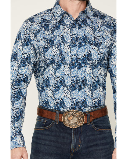 Men's Escape Route Paisley Print Long Sleeve Snap Western S | Cody James Clothing