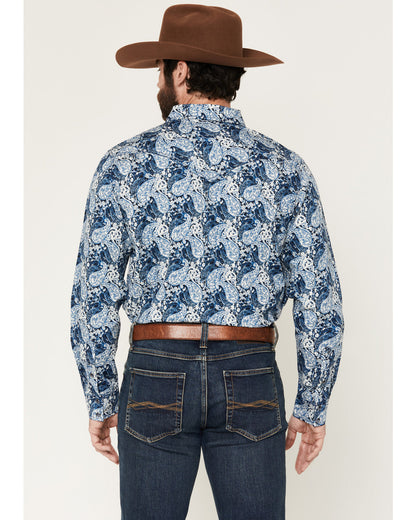 Men's Escape Route Paisley Print Long Sleeve Snap Western S | Cody James Clothing