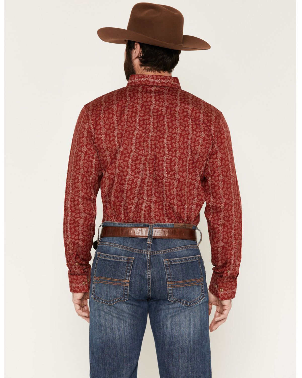 Men's Ol Hickory Floral Stripe Print Long Sleeve Button-Dow | Cody James Clothing