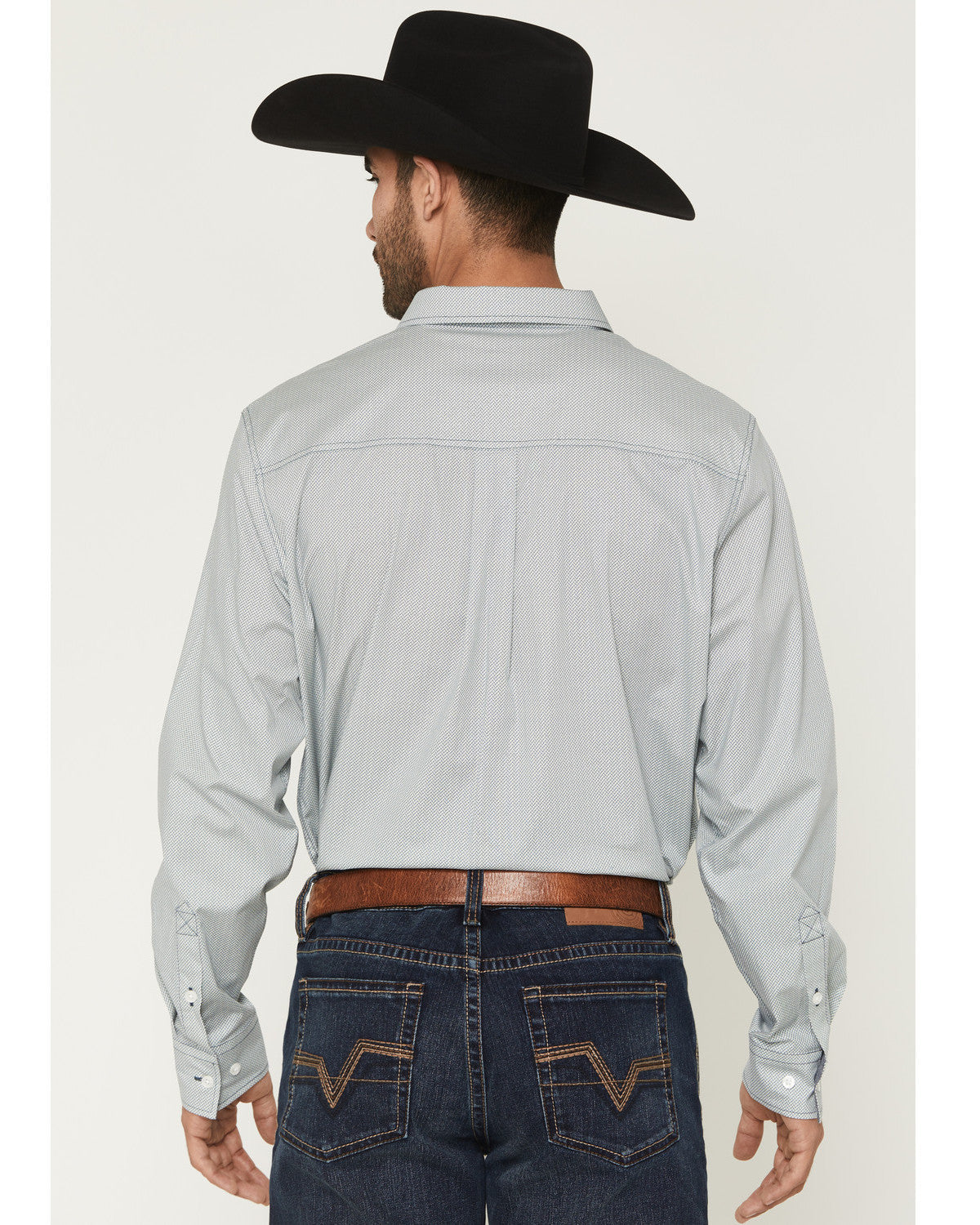 Men's Day Job Geo Print Long Sleeve Button-Down Stretch Wes | Cody James Clothing