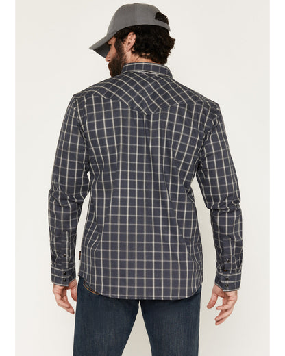 Men's FR Maricopa Plaid Print Long Sleeve Snap Work Shirt | Cody James Clothing