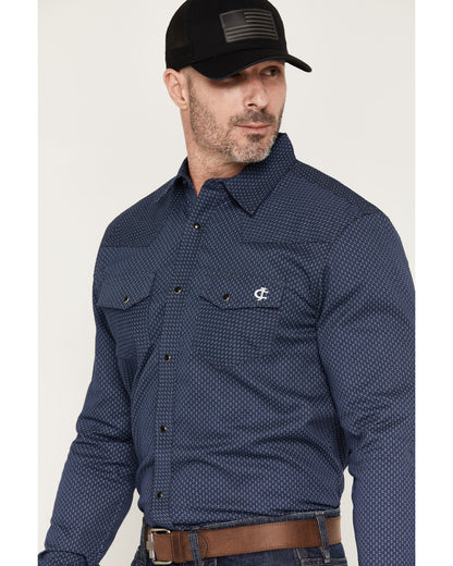 Men's FR Medora Print Long Sleeve Snap Stretch Western Work | Cody James Clothing
