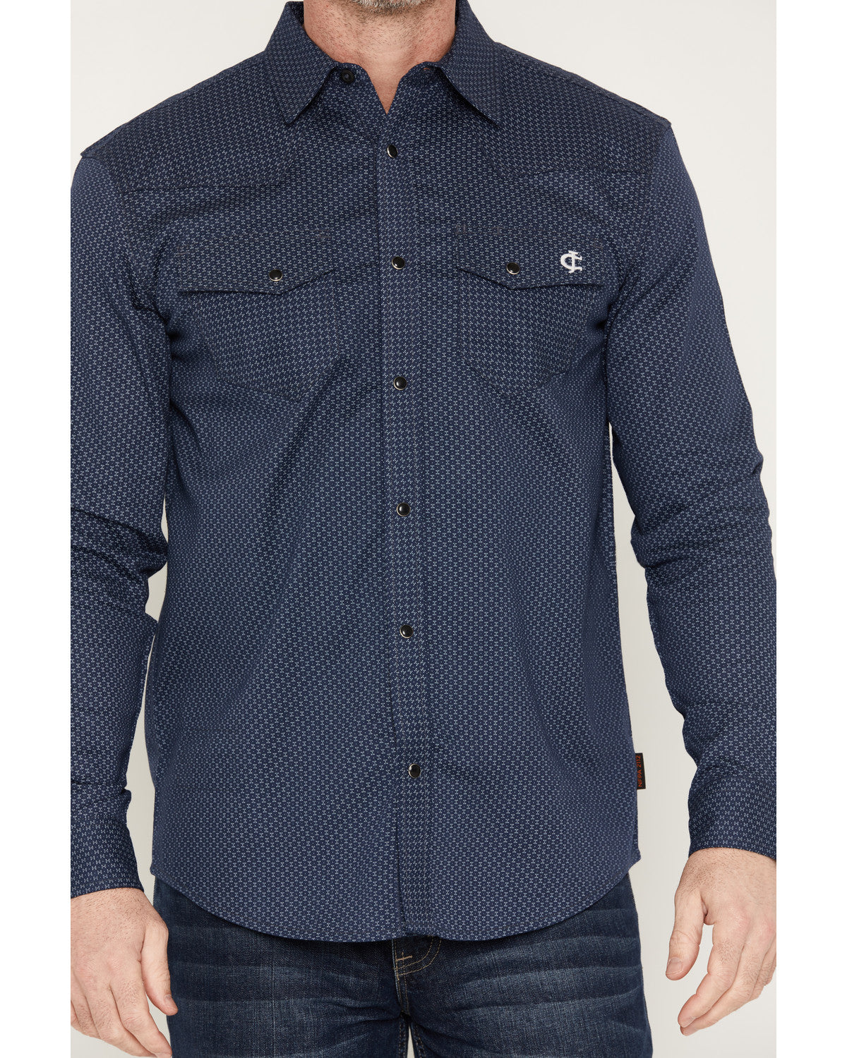 Men's FR Medora Print Long Sleeve Snap Stretch Western Work | Cody James Clothing
