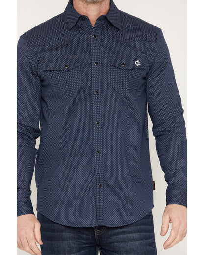 Men's FR Medora Print Long Sleeve Snap Stretch Western Work | Cody James Clothing