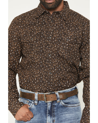 Men's FR Milkweed Printed Long Sleeve Stretch Work Shirt | Cody James Clothing