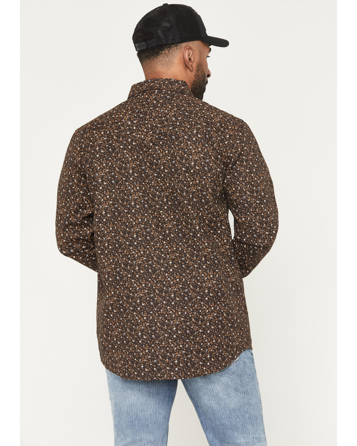 Men's FR Milkweed Printed Long Sleeve Stretch Work Shirt | Cody James Clothing