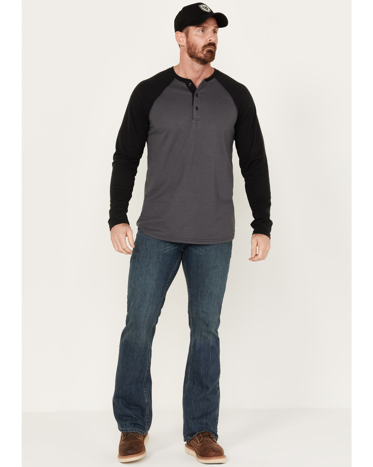 Men's FR Bozeman Medium Wash Slim Bootcut Work Jeans | Cody James Clothing|Sale