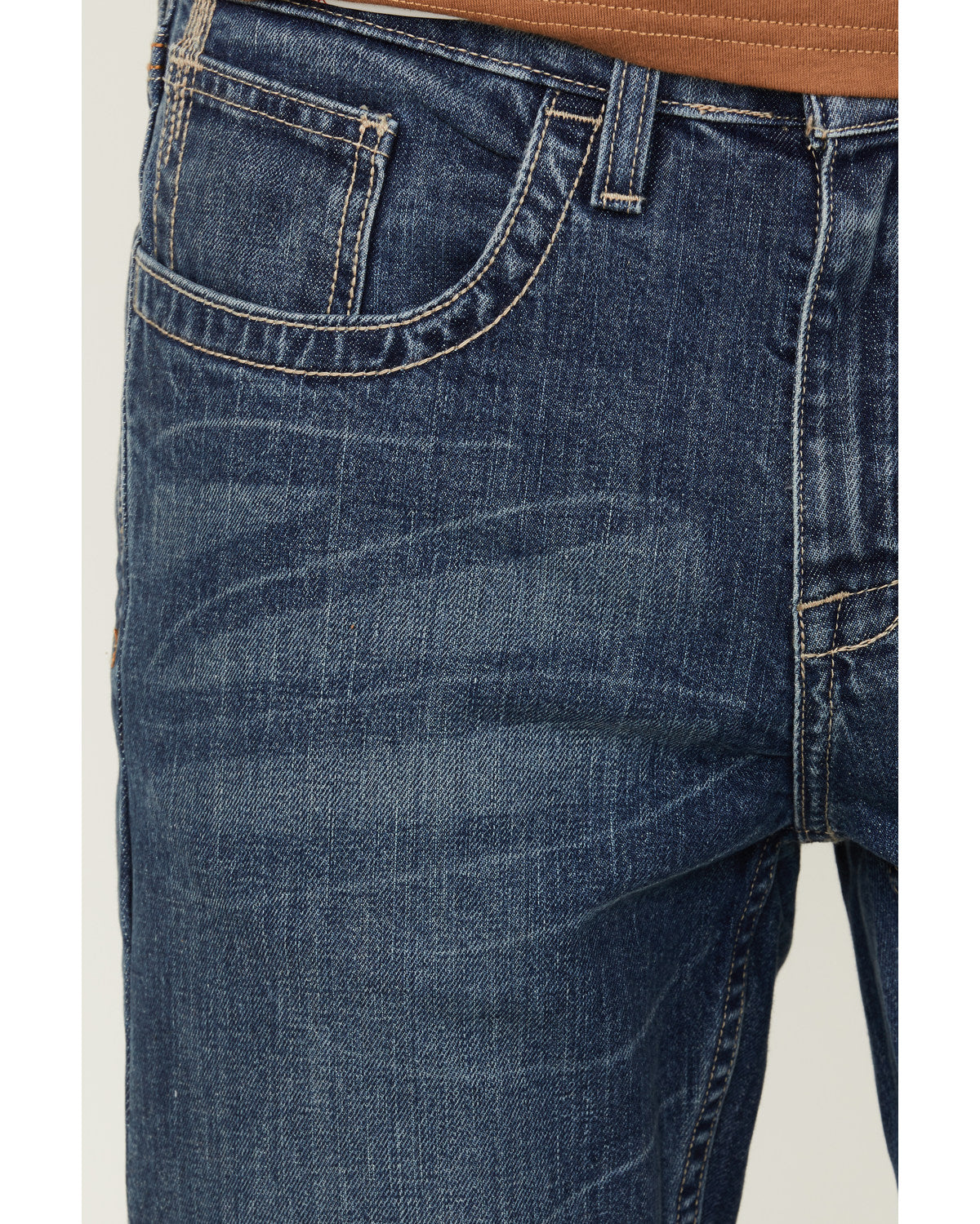 Men's FR Medium Wash Rigid Slim Bootcut Work Jeans | Cody James Clothing|Sale