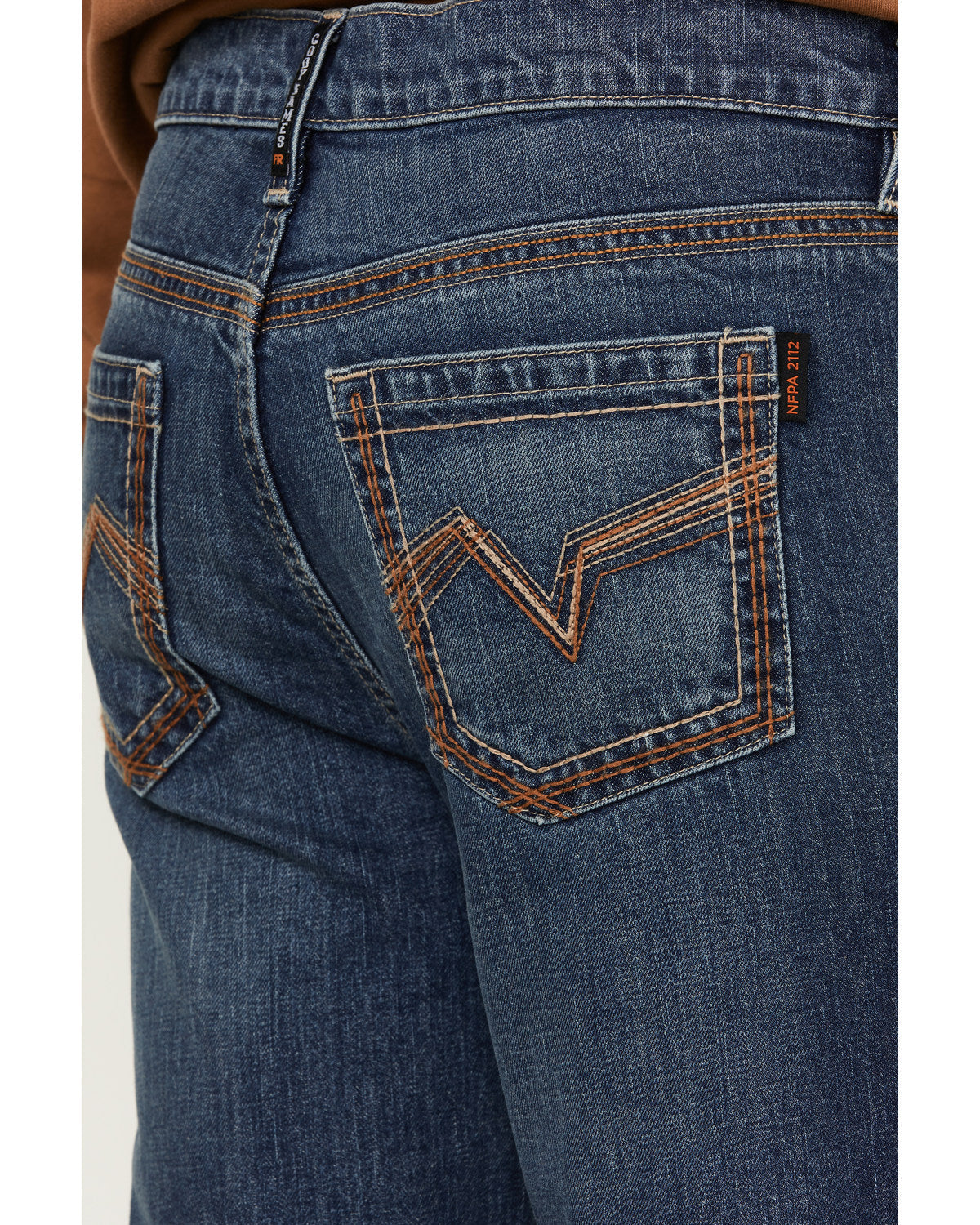 Men's FR Medium Wash Rigid Slim Bootcut Work Jeans | Cody James Clothing|Sale