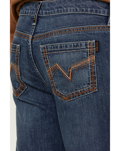 Men's FR Medium Wash Rigid Slim Bootcut Work Jeans | Cody James Clothing|Sale