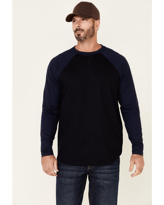 Men's FR Blocked Baseball Long Sleeve Work Shirt | Cody James Clothing|Sale